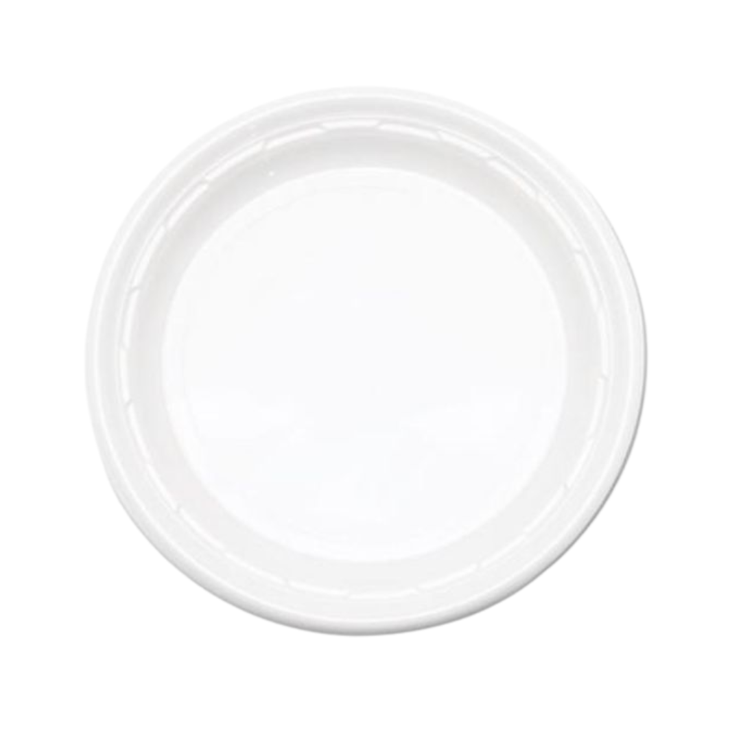 Dart® Famous Service® Impact Plastic Dinnerware – Plates & Platters, White