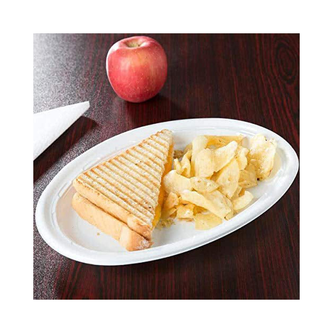 Dart® Famous Service® Impact Plastic Dinnerware – Plates & Platters, White