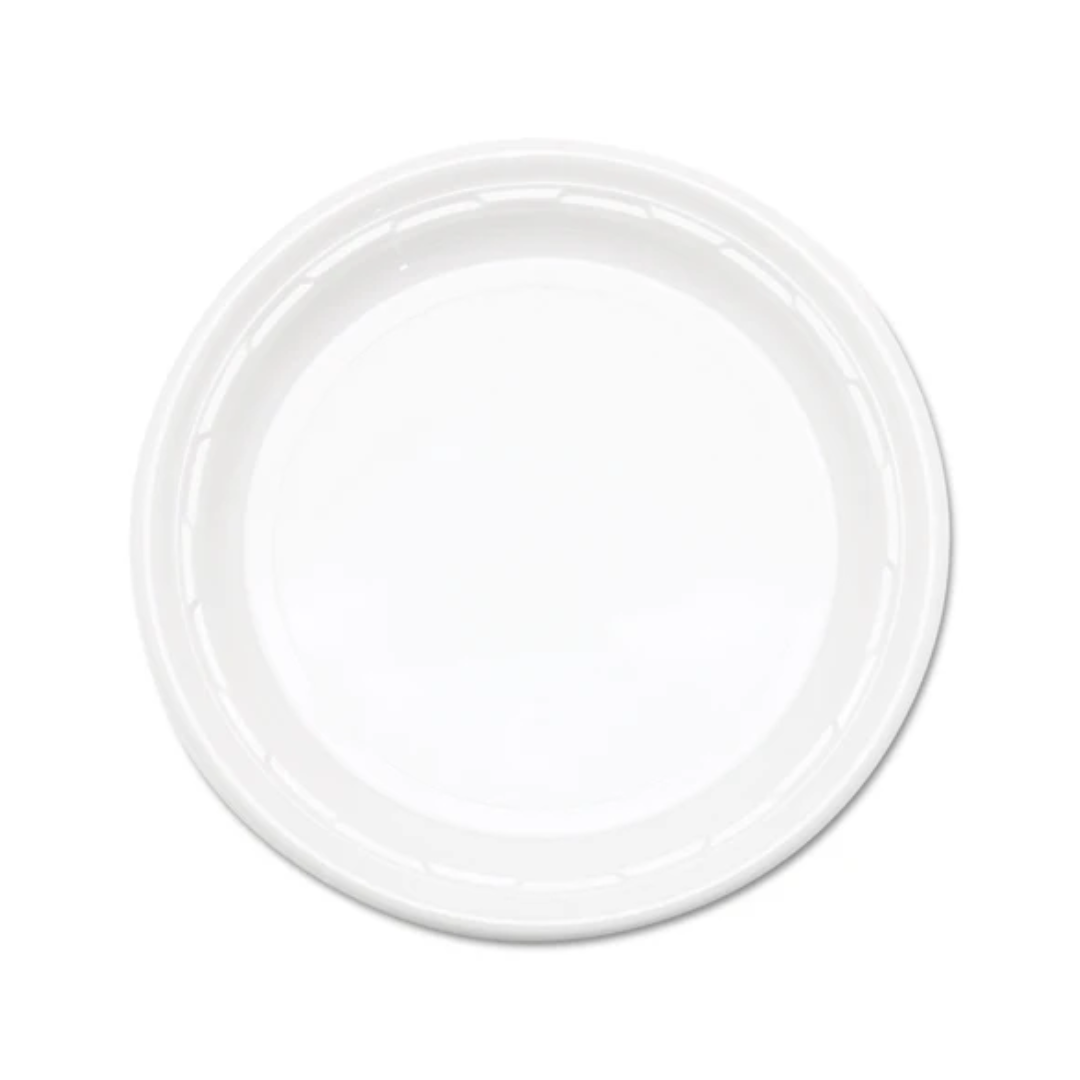 Dart® Famous Service® Impact Plastic Dinnerware – Plates & Platters, White