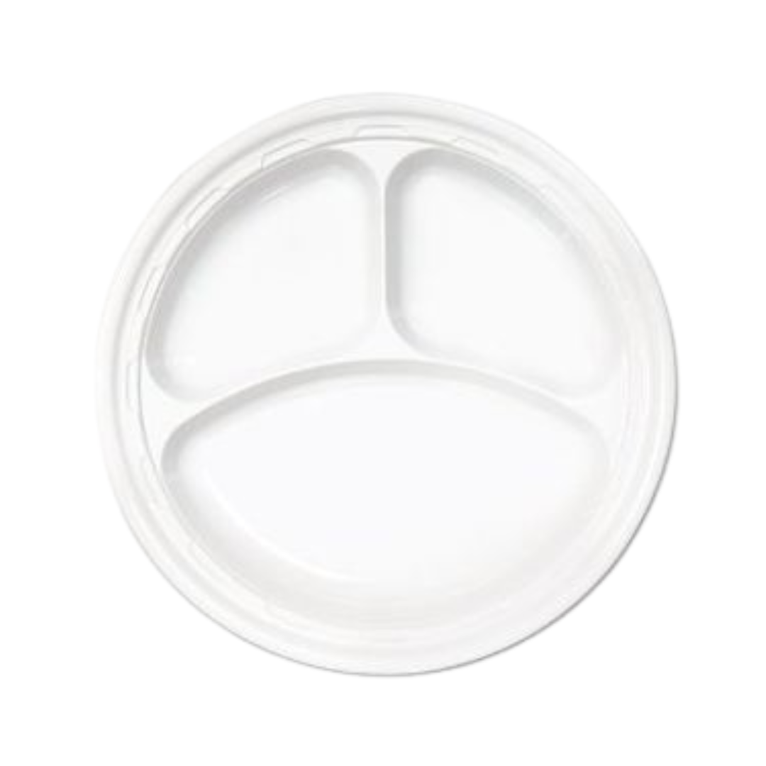 Dart® Famous Service® Impact Plastic Dinnerware – Plates & Platters, White
