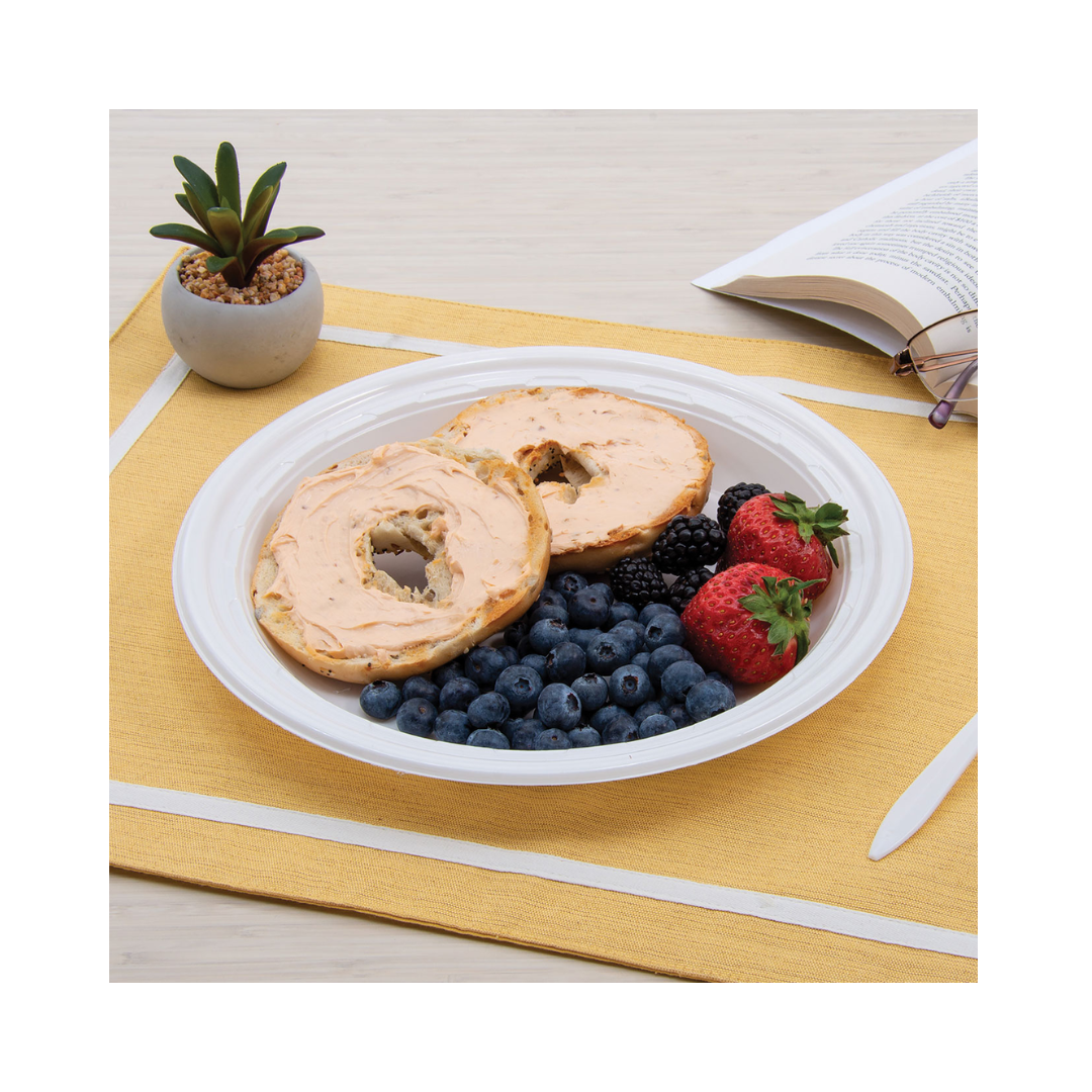 Dart® Famous Service® Impact Plastic Dinnerware – Plates & Platters, White