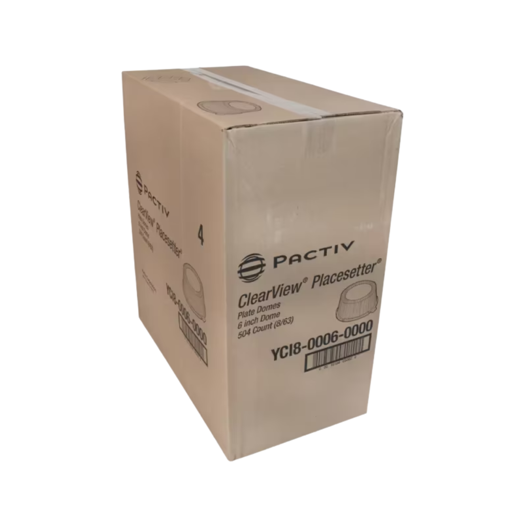 Pactiv® Clear Dome Lid For 6" Bread & Butter Plates