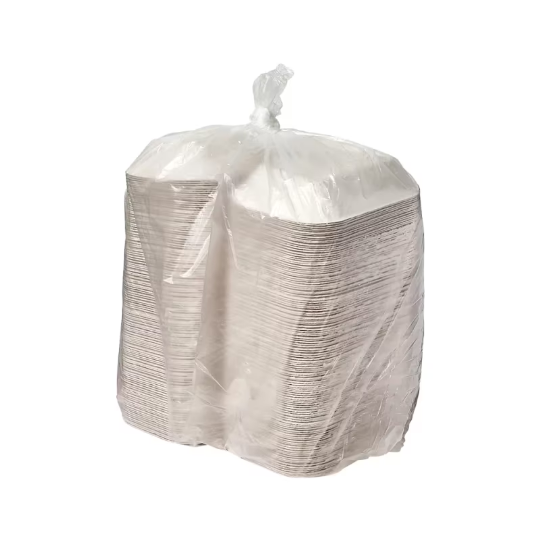 Huhtamaki® Savaday® No. 300 Molded Fiber Tray – 7" × 9" × 2¼", Compostable