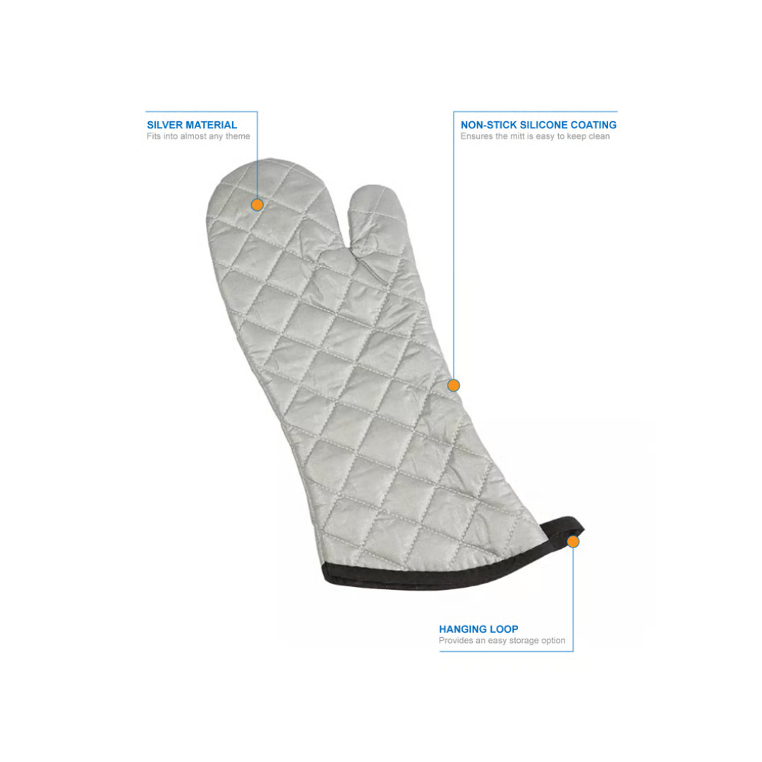 BVT® Silicone Oven/Freezer Mitt – 17", Heat & Cold Protection