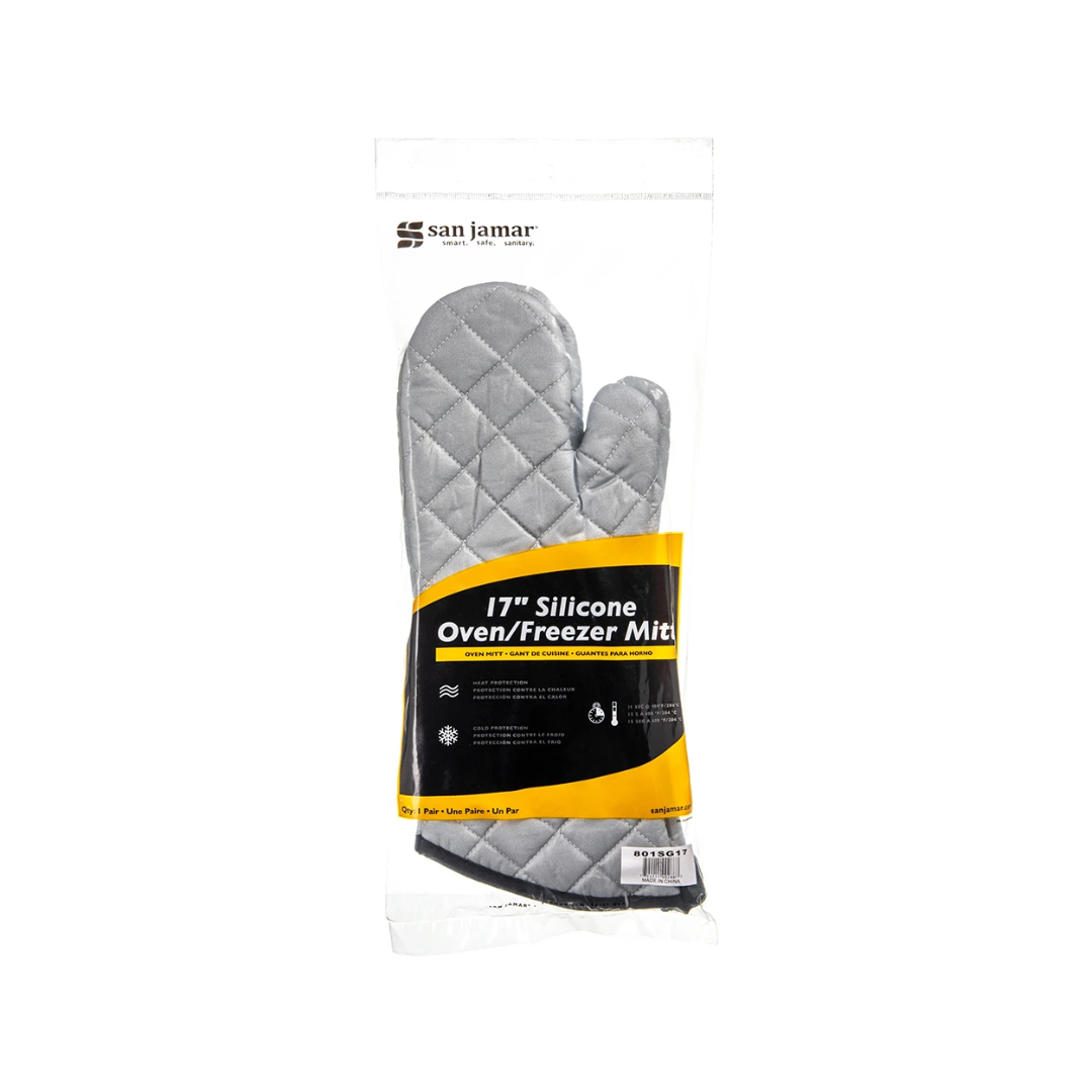 BVT® Silicone Oven/Freezer Mitt – 17", Heat & Cold Protection