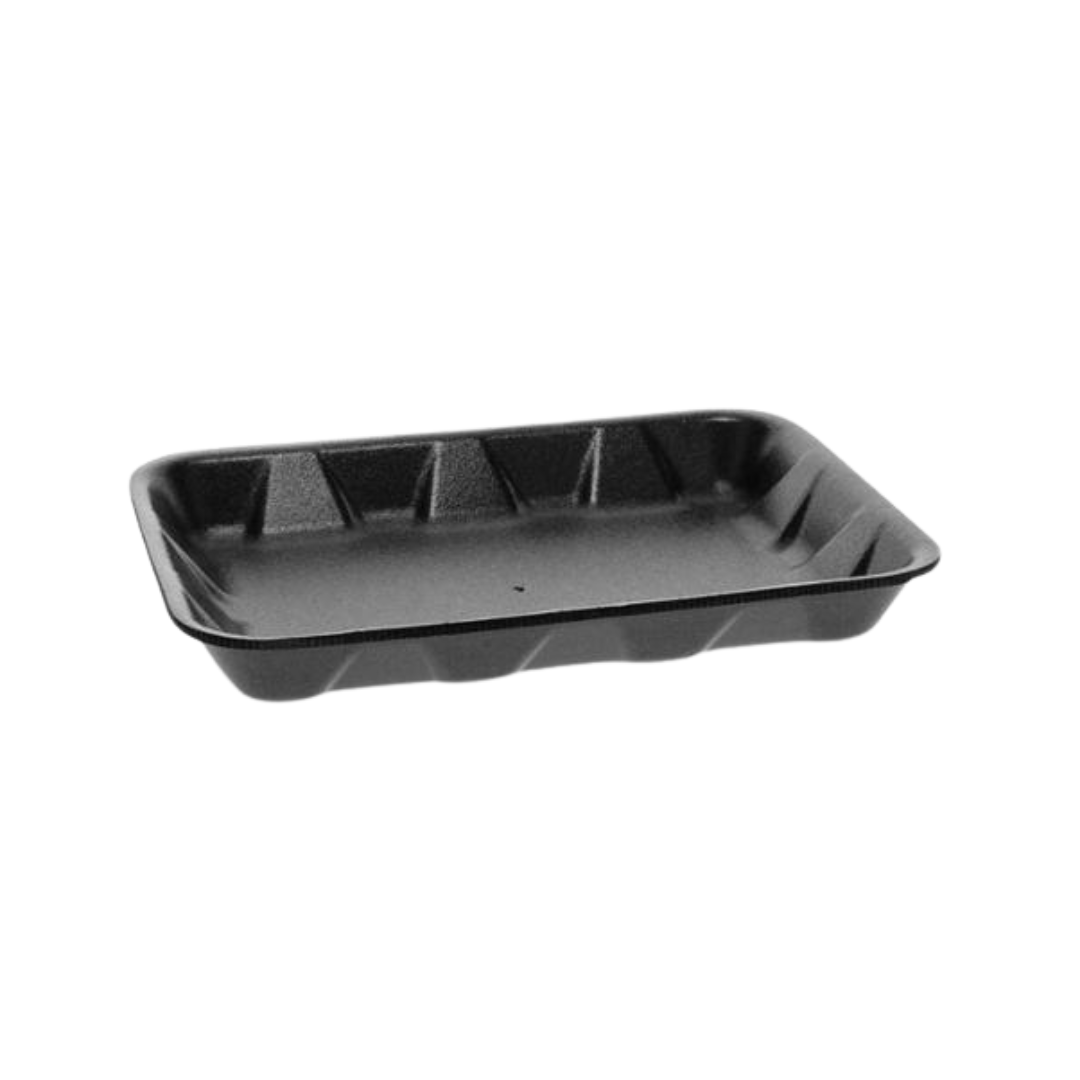 Pactiv® 4D Foam Meat Trays – White & Black