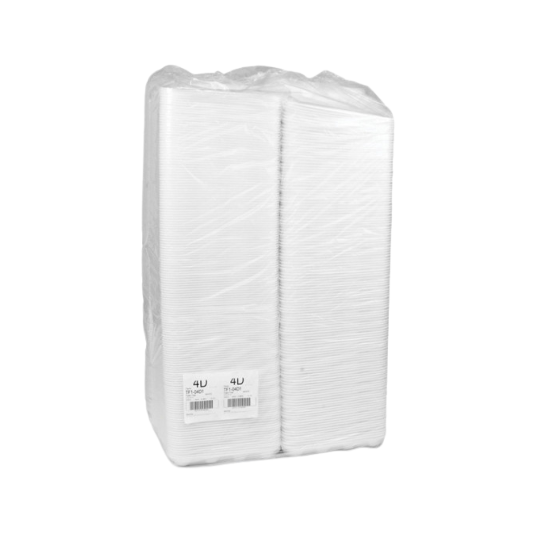 Pactiv® 4D Foam Meat Trays – White & Black