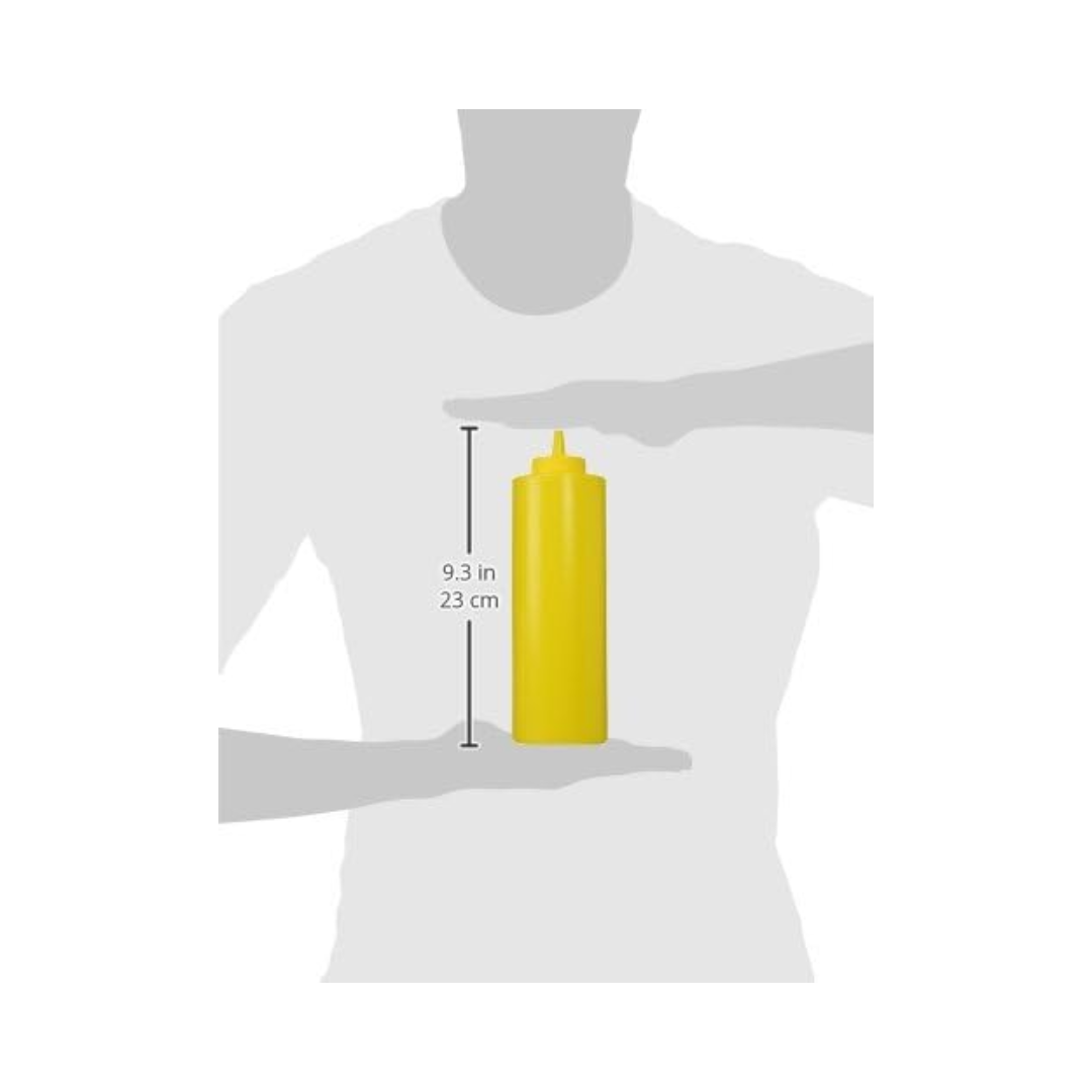 Winco® Squeeze Bottle – 24 oz, Yellow