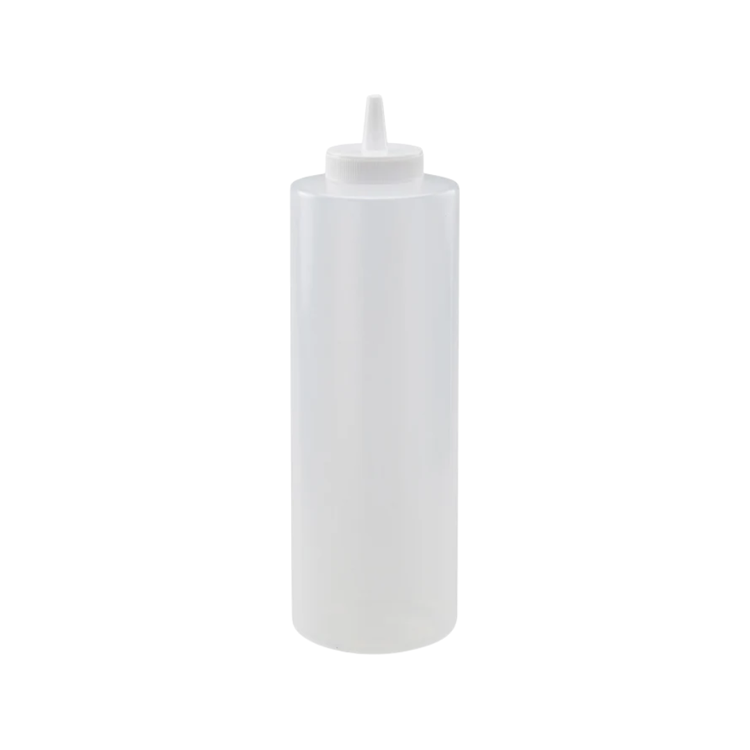 Winco® Squeeze Bottles – 24 oz, Clear