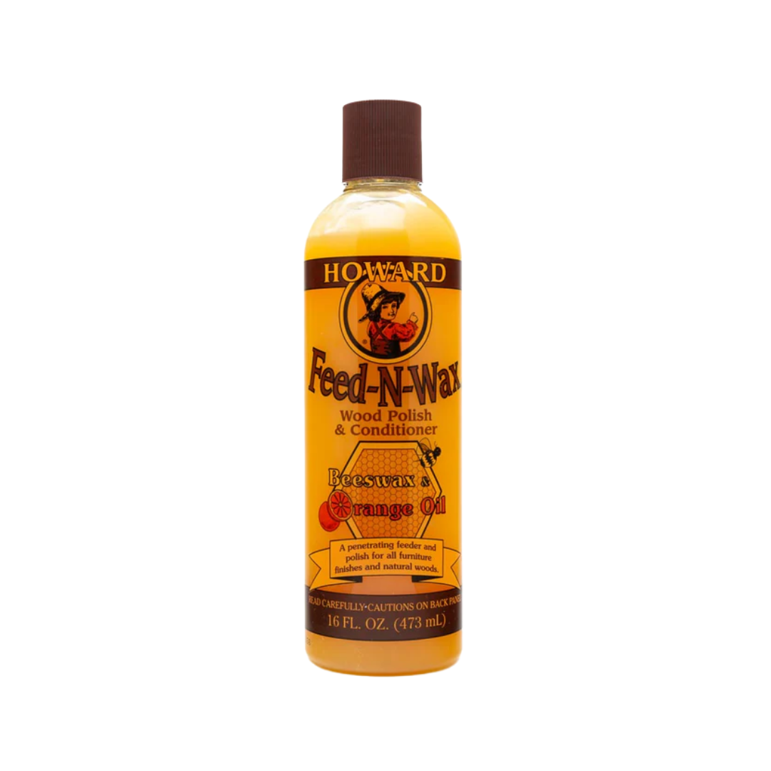 Howard® Feed-N-Wax Wood Polish & Conditioner – 16 oz Flip-Top Bottle