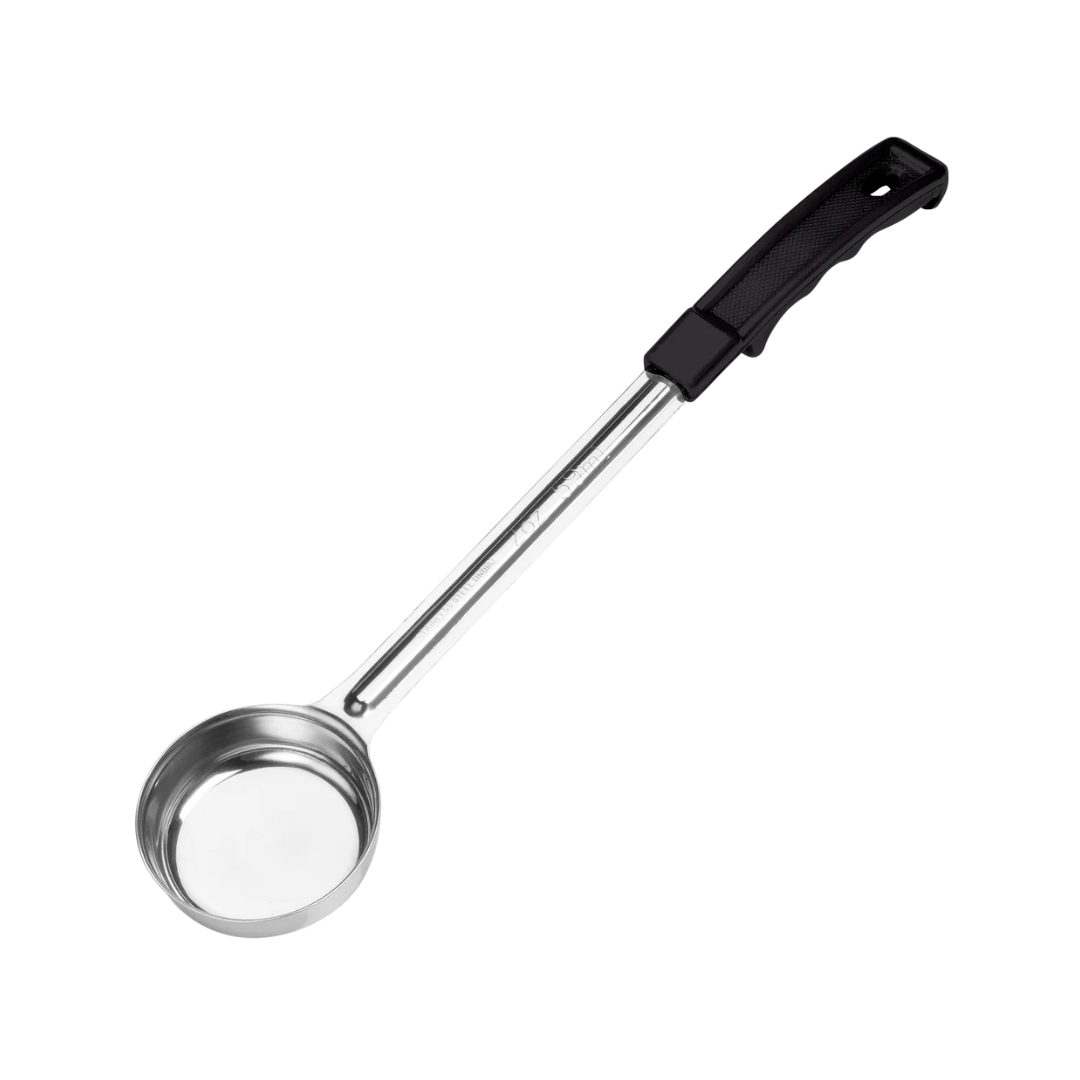 Winco® 1 Piece Stainless Steel Portioners – Solid & Perforated, Color-Coded, 1 oz. to 8 oz.
