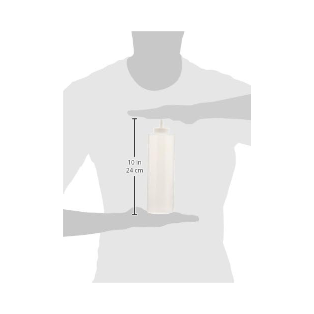 Winco® Squeeze Bottles – 24 oz, Clear