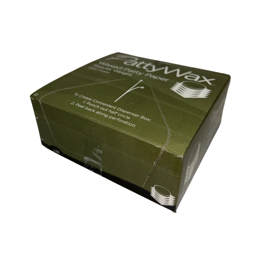 Bagcraft® PattyWax® Waxed Patty Paper – 5 1/2" x 5 1/2", Regular