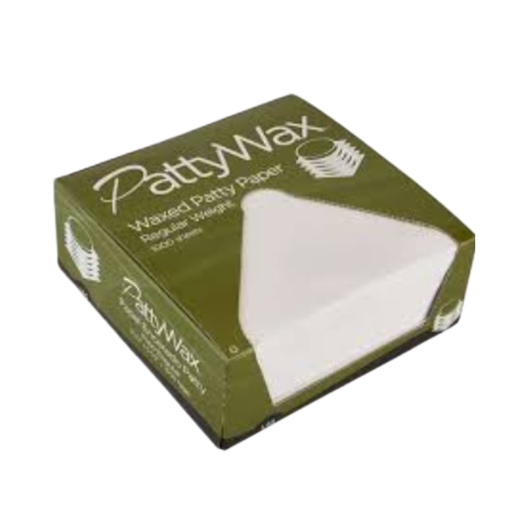 Bagcraft® PattyWax® Waxed Patty Paper – 5 1/2" x 5 1/2", Regular