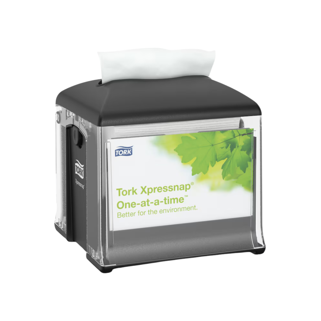 Tork® Classic Xpressnap® Café® Napkin Dispenser – Black, N10 System