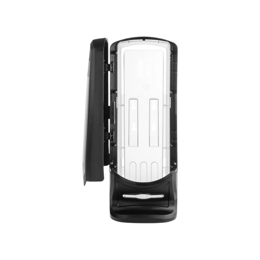 Tork® Signature Xpressnap® Stand Napkin Dispenser – Black, N4 System, 24.5" × 9.3" × 9.3"