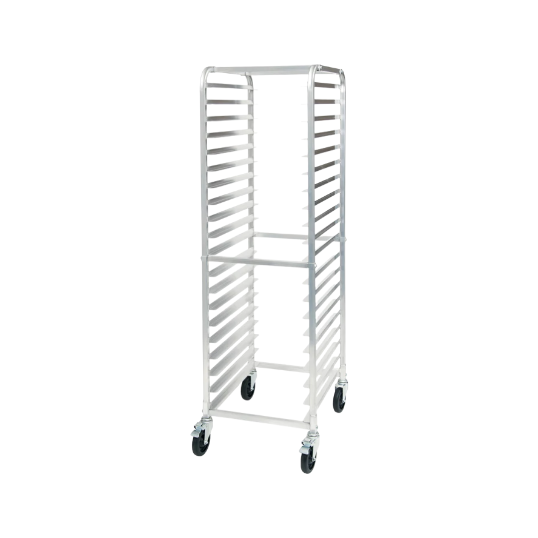 Winco® 20-Tier Knock Down Aluminum Sheet Pan Rack – 3" Spacing, 700 lb Capacity