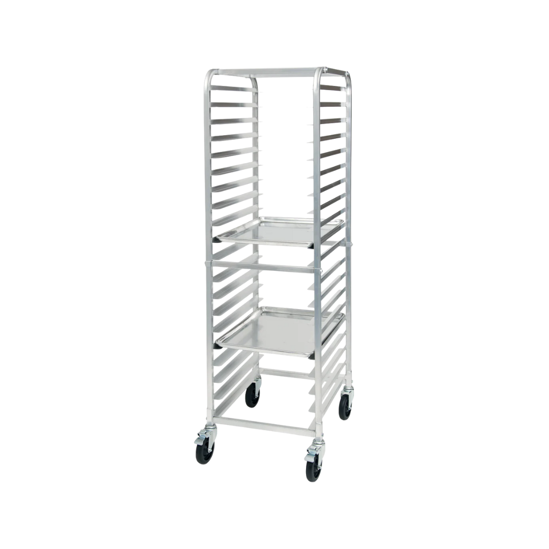 Winco® 20-Tier Knock Down Aluminum Sheet Pan Rack – 3" Spacing, 700 lb Capacity