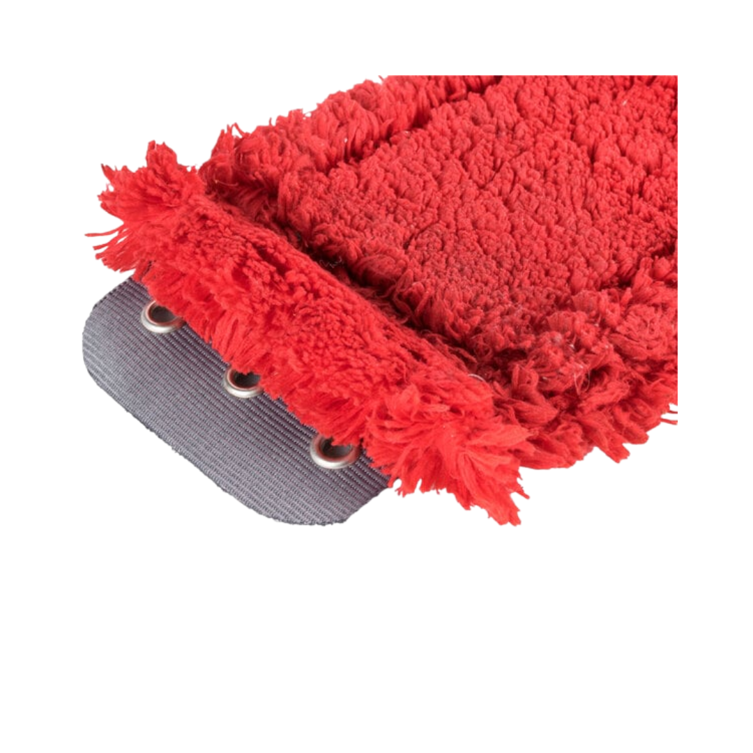 Unger® SmartColor™ MicroMop 15.0 – 16" Heavy-Duty Microfiber Mop, Red & Blue