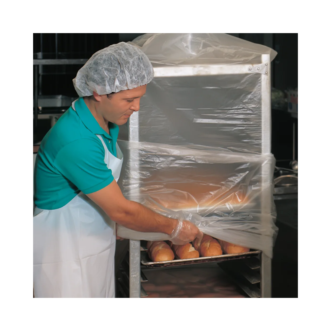 LK® High Density Bun Pan Rack Cover On A Roll – 52" x 80", Gauge .0006