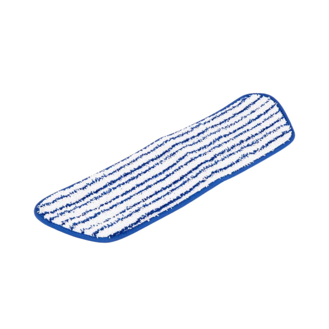 Rubbermaid® Microfiber Finish Pad – 5.5" x 18", Blue/White