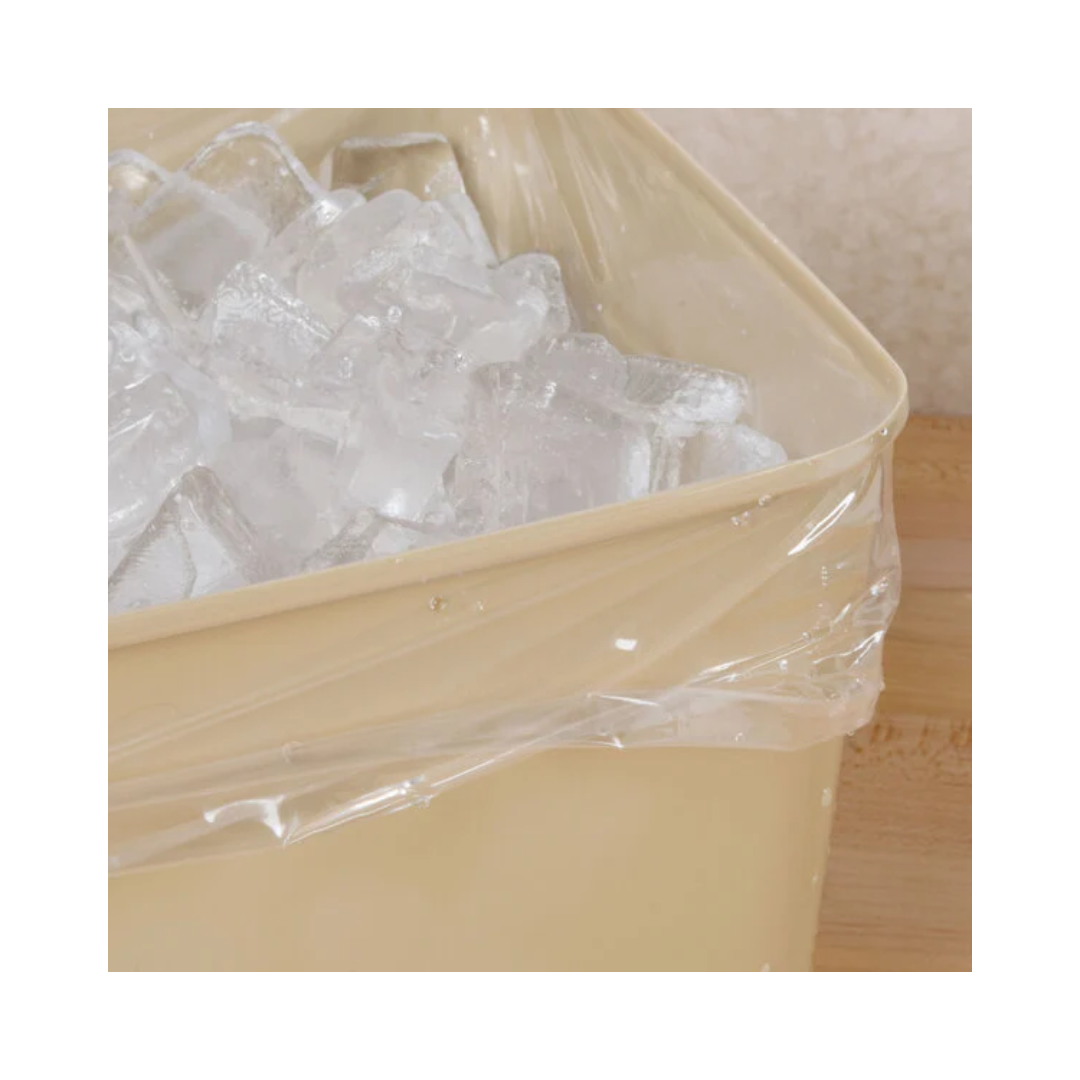 Inteplast® Ice Bucket Liners – 3 Qt., 12" x 12", 0.24 mil