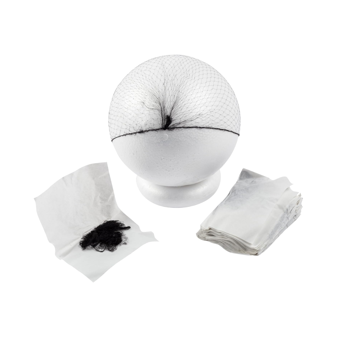 Royal® LightWeight Latex Free Hairnet – 24", Black
