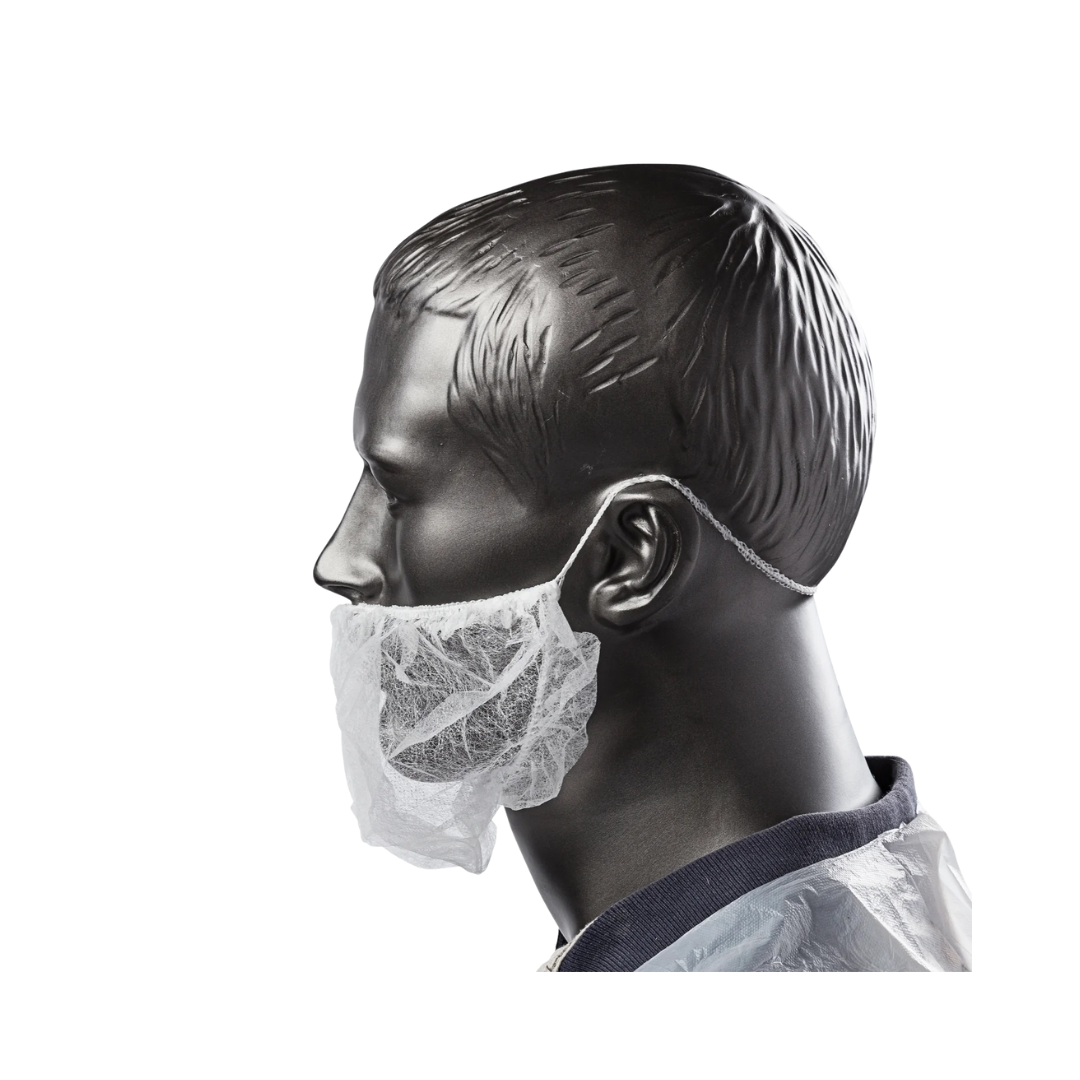 Royal® Beard Protector – White Nylon, Disposable