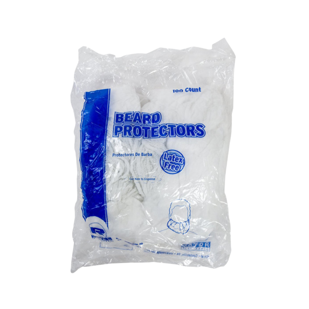 Royal® Beard Protector – White Nylon, Disposable