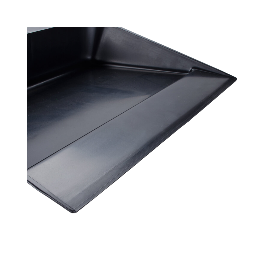 Continental® Plastic Dust Pan – 12 1/4" x 12", Black