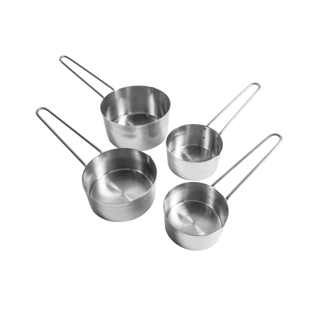 Winco® Stainless Steel Measuring Cup Set – 4 Piece