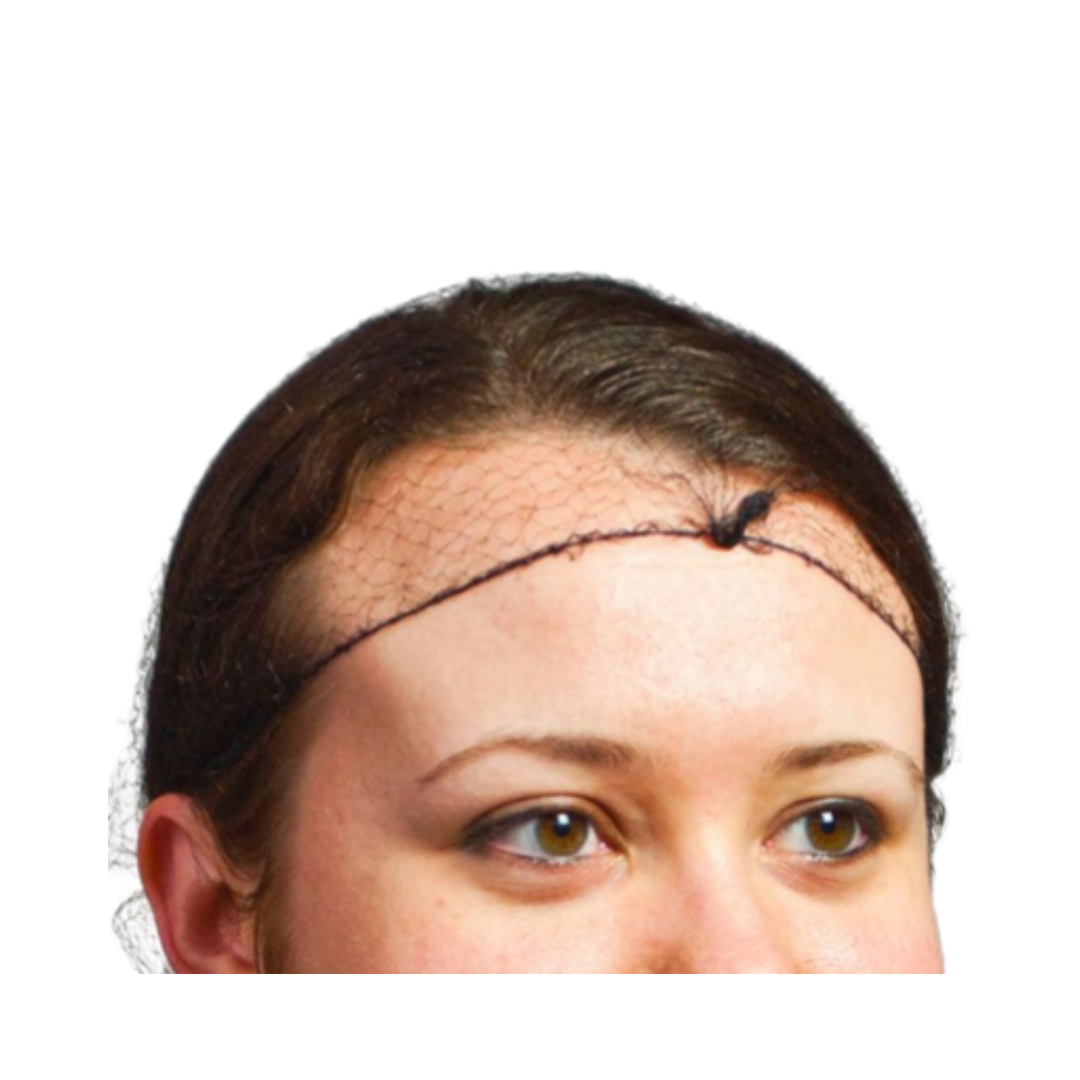 Royal® LightWeight Latex Free Hairnet – 24", Black
