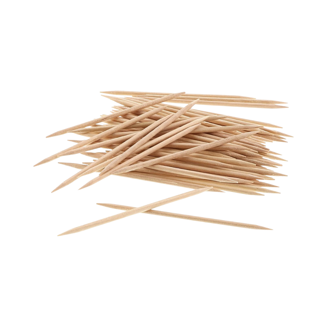 Royal® Round Hotel Toothpicks – 2.5" White Birch
