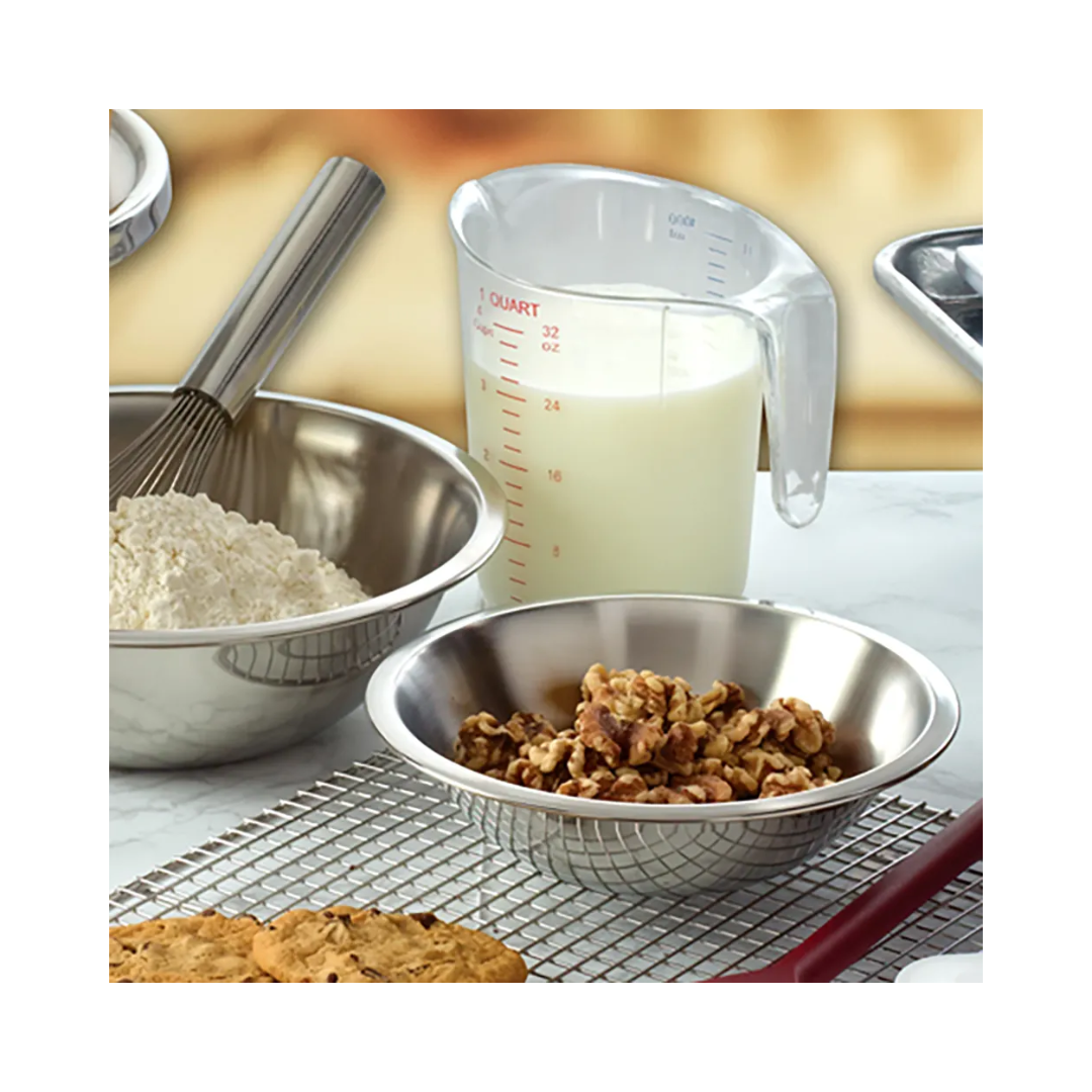 Winco® Stainless Steel Mixing Bowls – Economy Series, 1.5 to 30 Qt