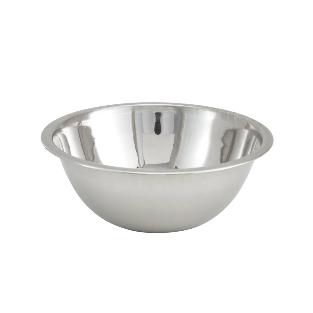 Winco® Stainless Steel Mixing Bowls – Economy Series, 1.5 to 30 Qt