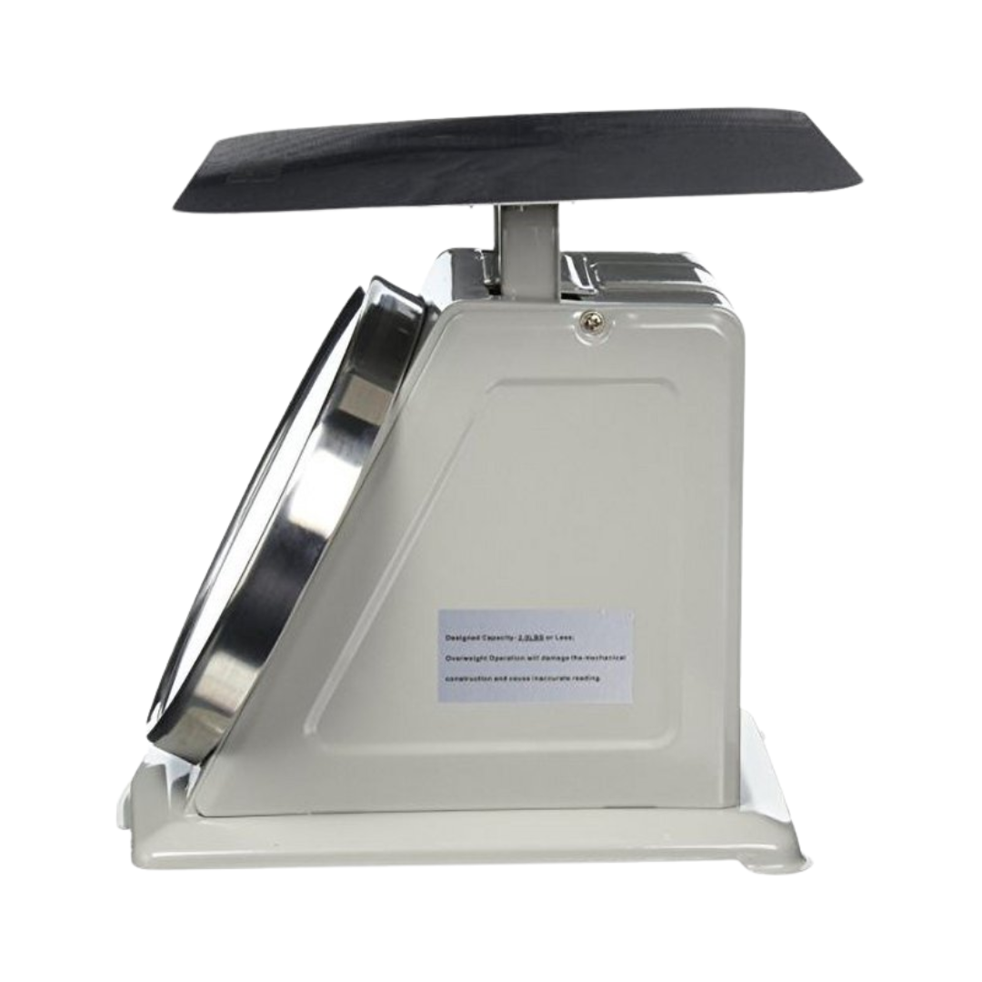 Winco® Mechanical Receiving Scale – 2 Lb Capacity, Stainless Steel, 6.5" Dial