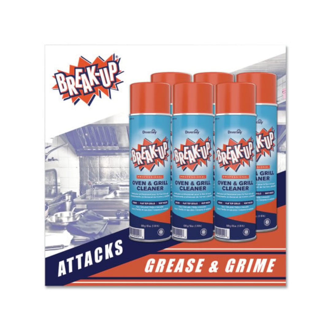 Diversey™ Break-Up® Oven & Grill Cleaner – 19 oz. Net Wt., Aerosol