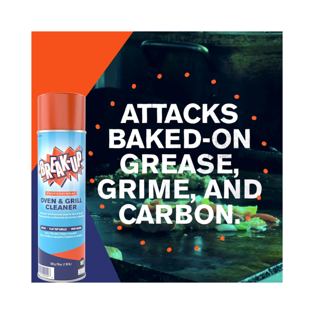 Diversey™ Break-Up® Oven & Grill Cleaner – 19 oz. Net Wt., Aerosol