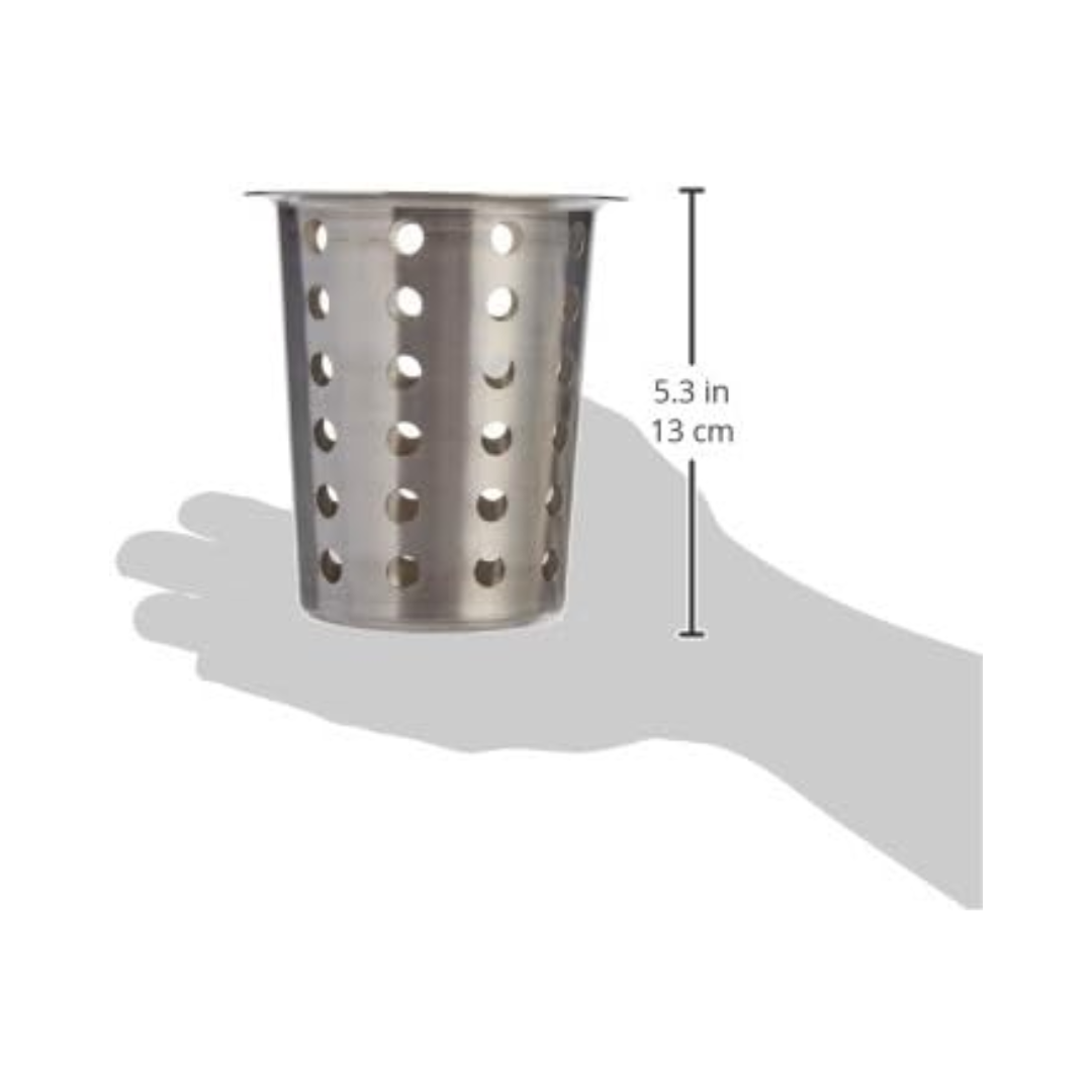 Winco® Perforated Stainless Steel Flatware Cylinder – NSF Certified