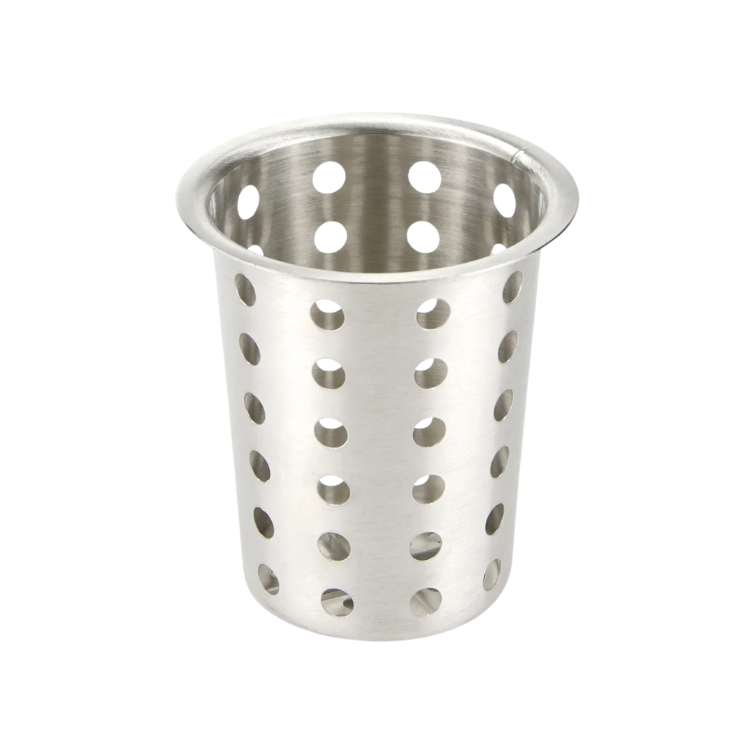 Winco® Perforated Stainless Steel Flatware Cylinder – NSF Certified