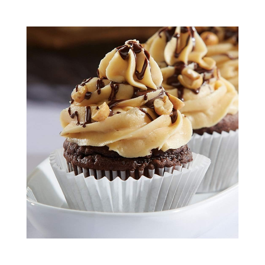 Royal® Baking Cups – White Treated Paper, 4 1/2" & 6"