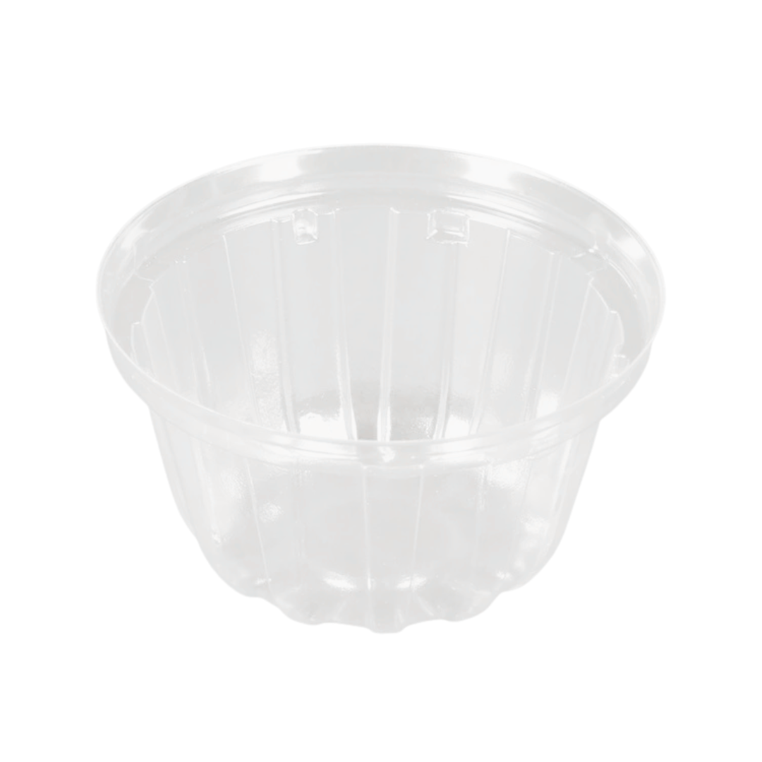 Dart® 12 oz. OPS Plastic High Dome Lid - Clear