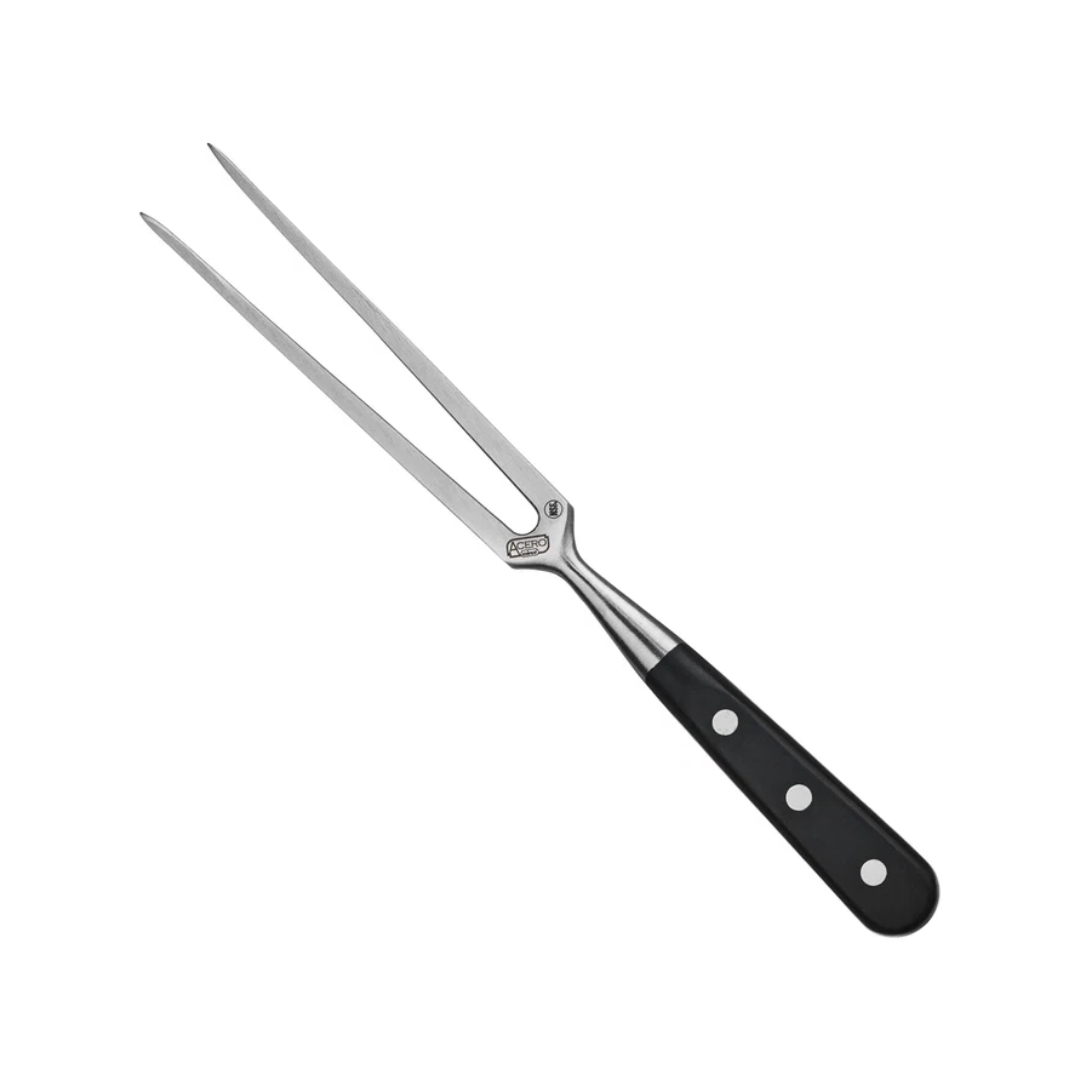 Winco® Acero Cook's Fork – 12" & 14", Curved & Straight