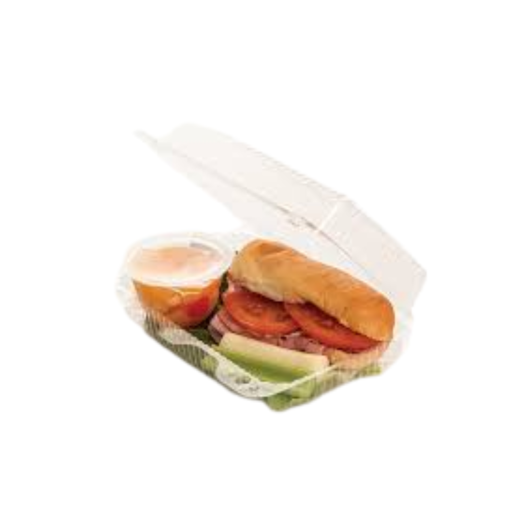 Polar-Pak™ Shallow Lunch Box – Standard, 7 1/2" x 4 3/4" x 2 1/4"