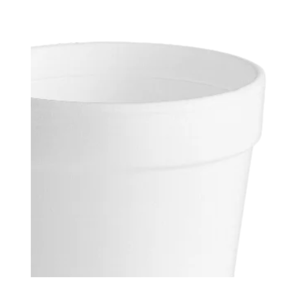 Dart® J Cup® Insulated Foam Cups – 14 oz, White