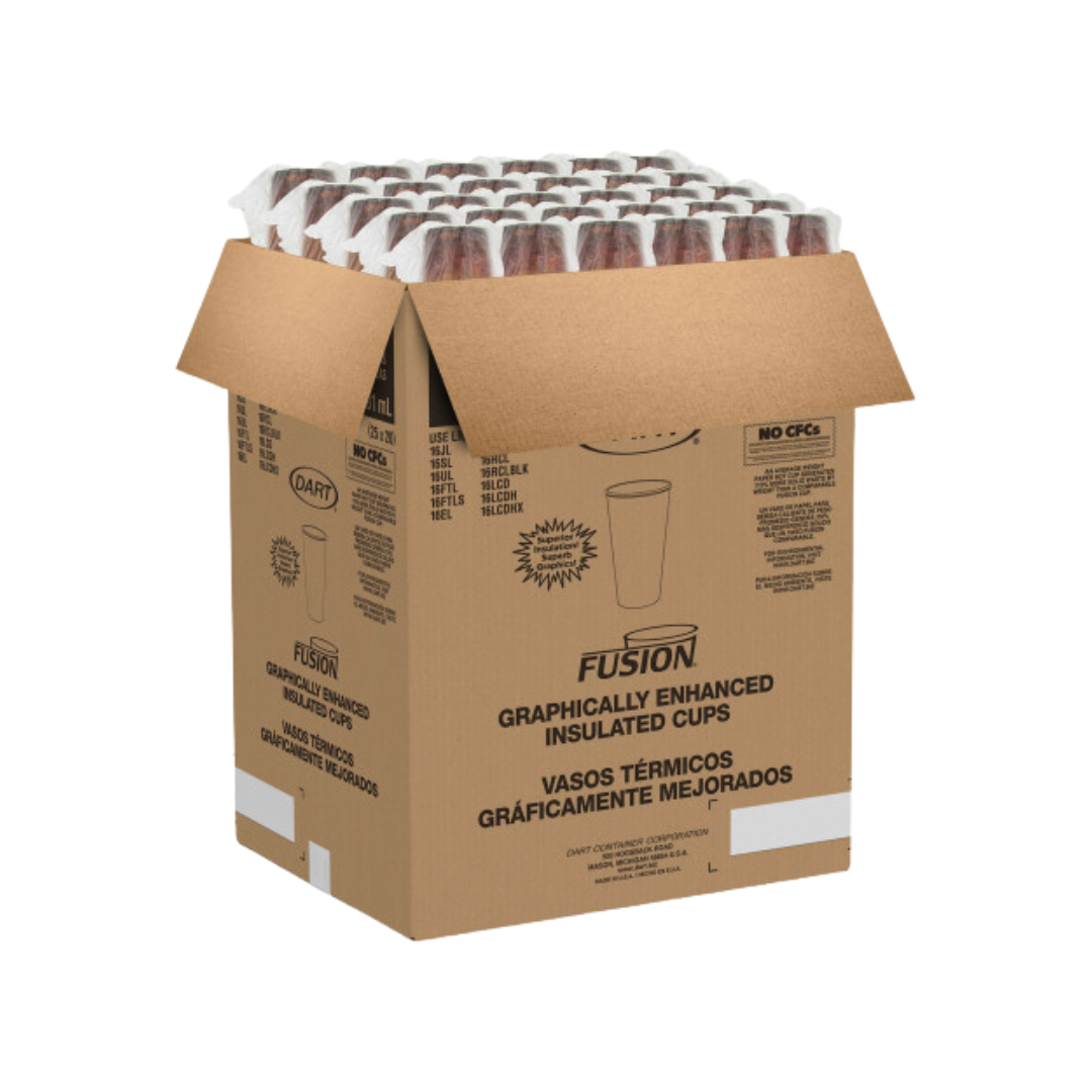 Dart® Escape® Fusion® Wrapped Insulated Cups – 20 oz