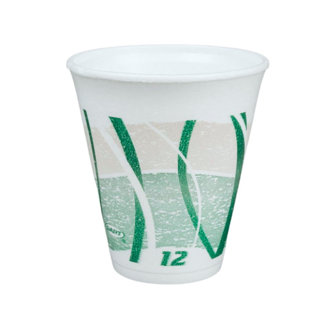 Dart® Impulse® Foam Cups – 12 oz, Color Coded