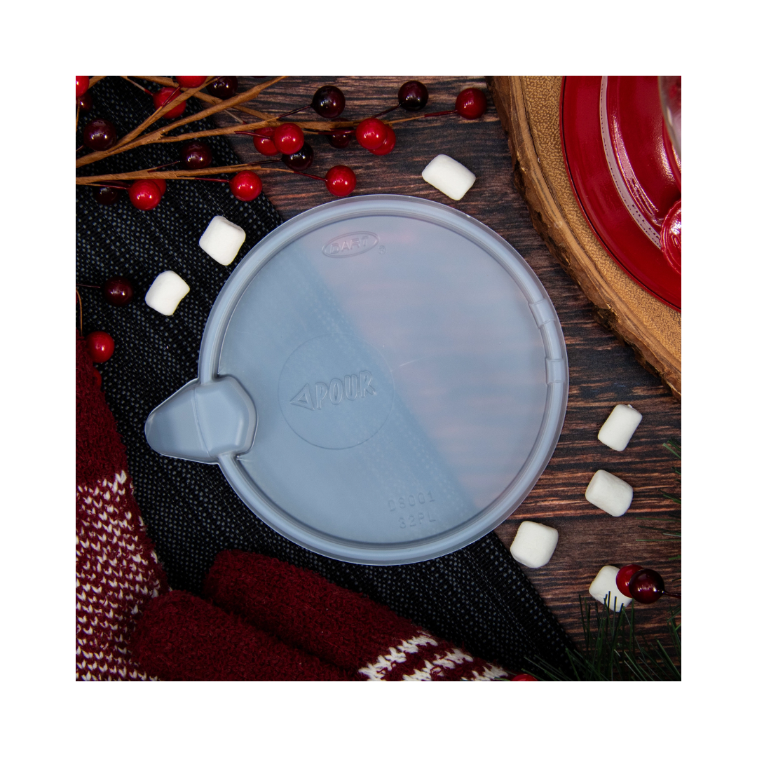 Dart® Translucent Pour Spout Lid