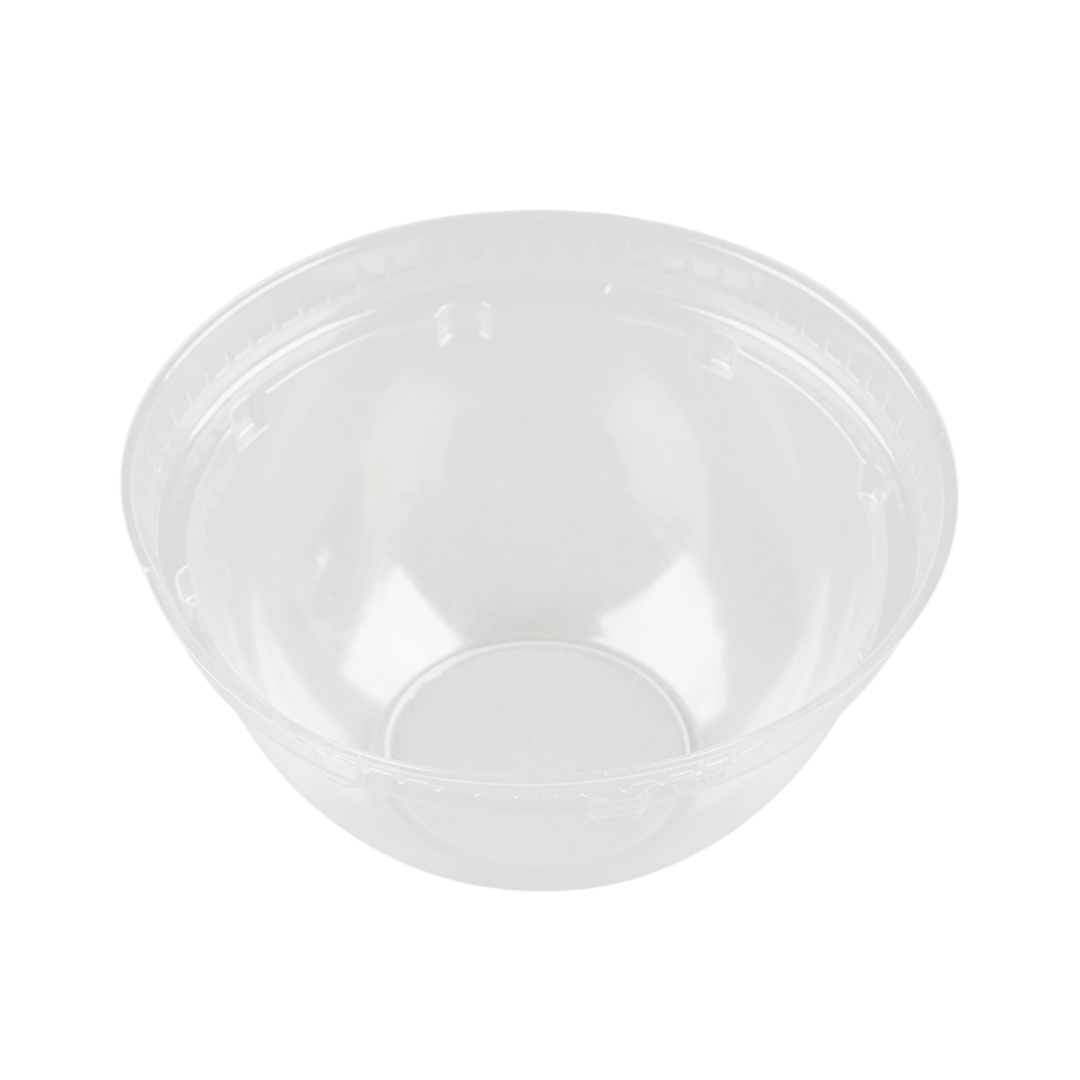 Dart® 12–24 oz. OPS Plastic Dome Lid w/No Hole – Clear