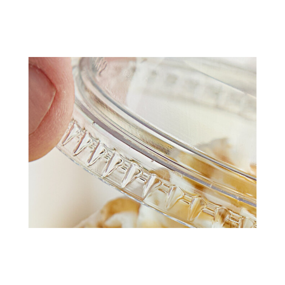 Dart® 12-24 oz. OPS Plastic Dome Lid w/1.5" Hole - Clear
